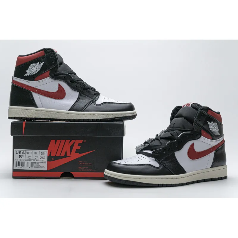 OG Jordan 1 Retro High Black Gym Red, 555088-061