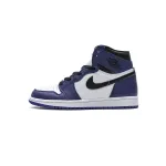 OG Jordan 1 Retro High Court Purple White, 555088-500