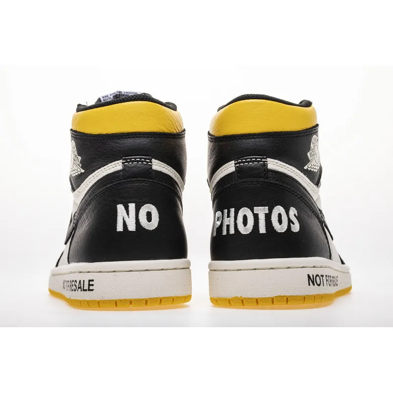 OG Jordan 1 Retro High Not for Resale Varsity Maize, 861428-107