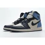 OG Jordan 1 Retro High Obsidian UNC, 555088-140