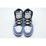 OG Jordan 1 Retro High White University Blue Black, 555088-134