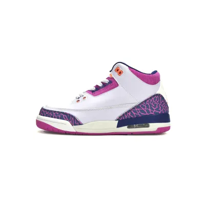 OG Jordan 3 Retro Barely Grape (GS), 441140-500 01