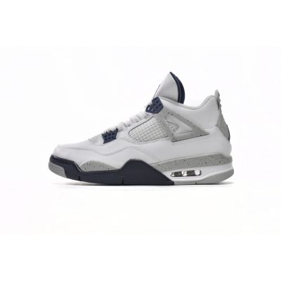 OG Jordan 4 Retro White Midnight Navy,DH6927-140 01