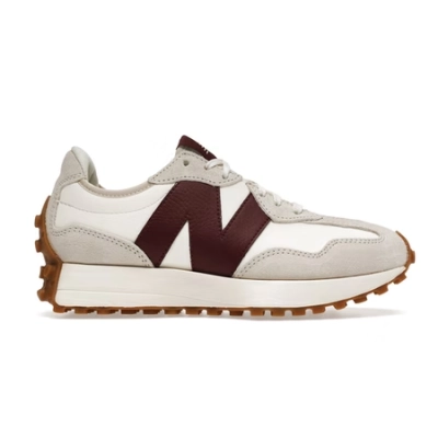 OG New Balance 327 Moonbeam Classic Burgundy (W)，WS327KA 01