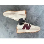 OG New Balance 327 Moonbeam Classic Burgundy (W)，WS327KA