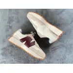 OG New Balance 327 Moonbeam Classic Burgundy (W)，WS327KA