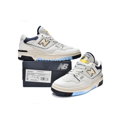 OG New Balance 550 Premuim Pack Beige Blue Background 02