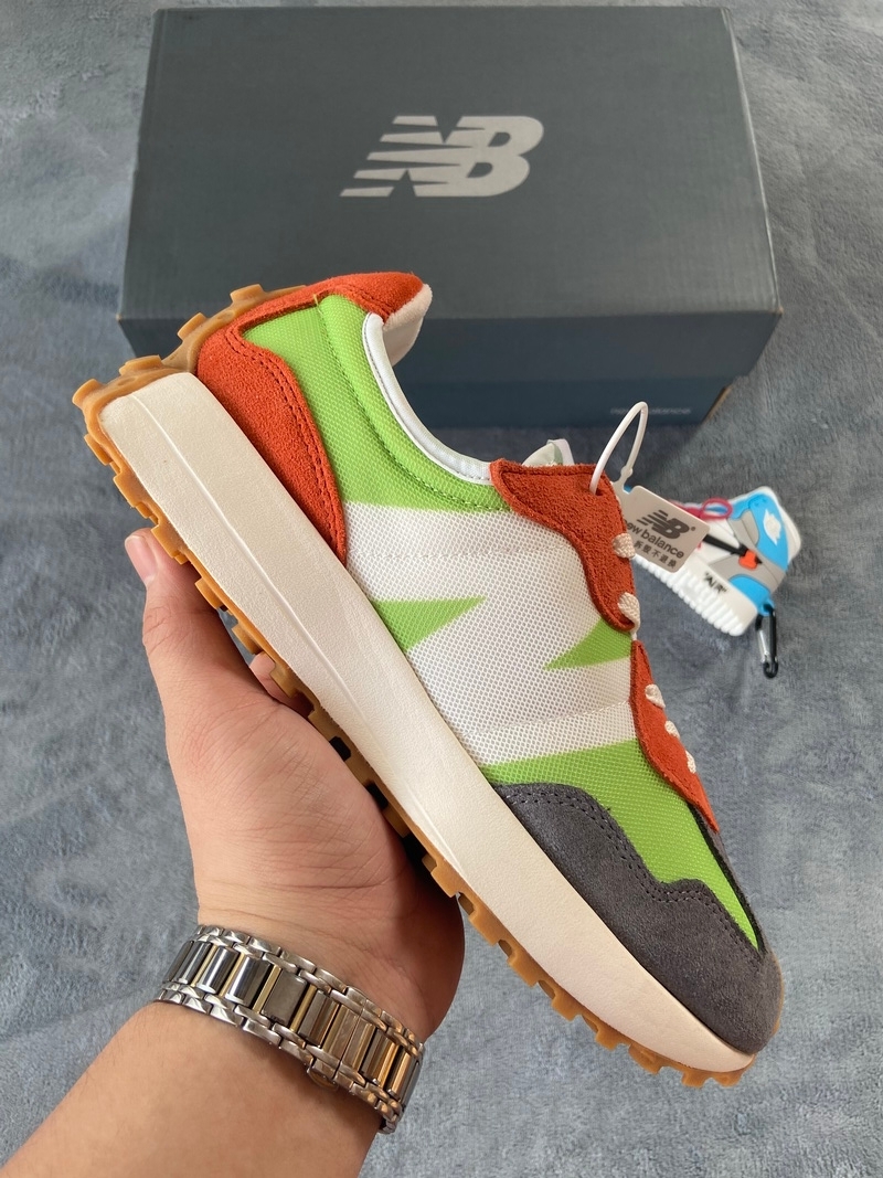 OG New Balance Grey Green Orange，MS327SFA