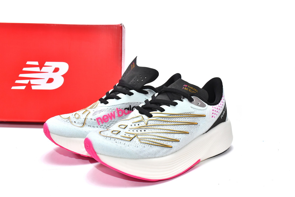 OG New Balance RC Elite V2 White Neo Flame