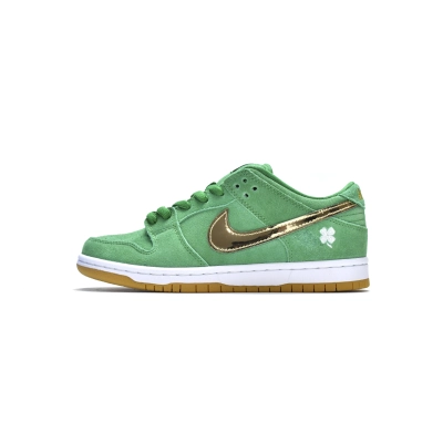 OG SB Dunk Low Pro St. Patrick's Day (2022)，BQ6817-303 01