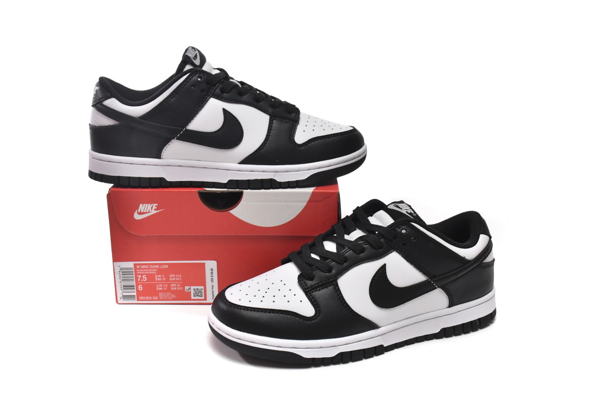 BMLin Dunk Low Black White ，DD1503-101