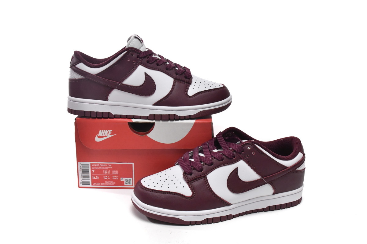 BMLin Dunk Low Bordeaux ，DD1503-108
