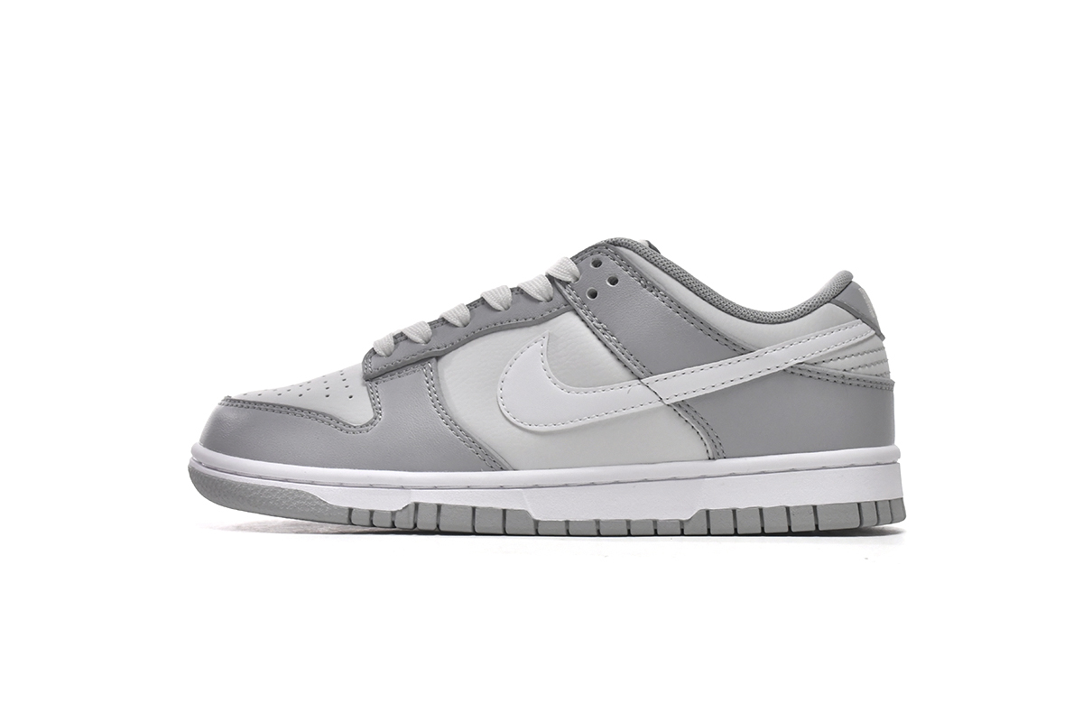BMLin Dunk Low Grey White ，DJ6188-001