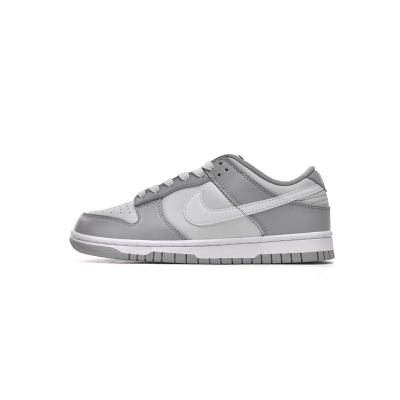 BMLin Dunk Low Grey White ，DJ6188-001 01