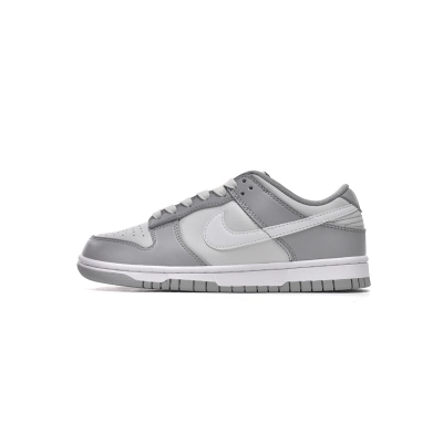 BMLin Dunk Low Grey White ，DJ6188-001 01