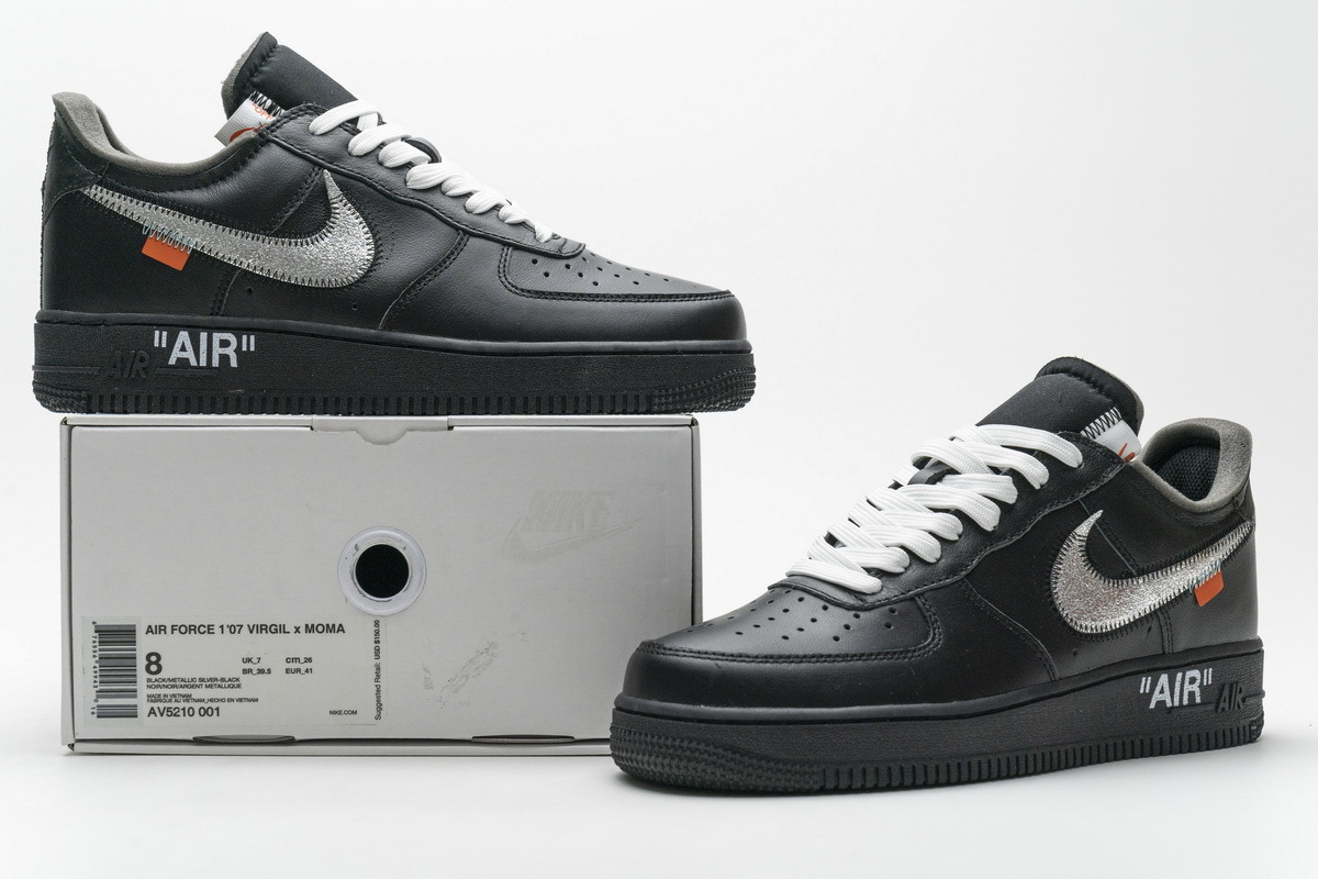 LJR Air Force 1 &#39;07 Virgil x MoMA  ， AV5210-001 