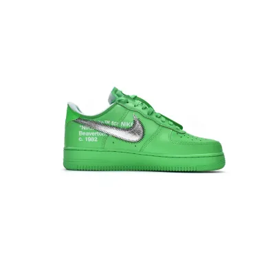 LJR Air Force 1 Low Off-White Light Green Spark ，DX1419-300 02
