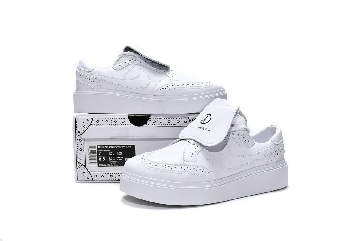 LJR Air Force Kwondo 1 G-Dragon Peaceminusone Triple White  ， DH2482-100