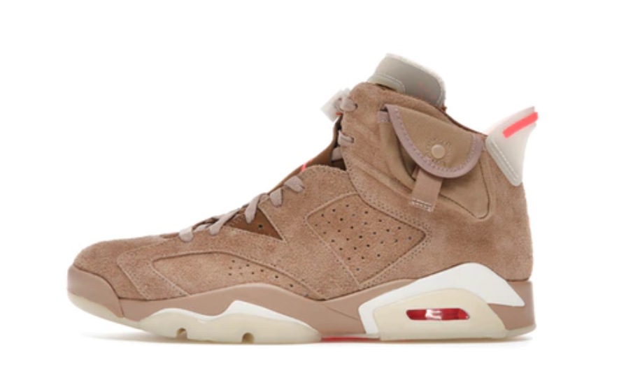 LJR Jordan 6 Retro Travis Scott British Khaki  ， DH0690-200 