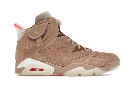 LJR Jordan 6 Retro Travis Scott British Khaki  ， DH0690-200 