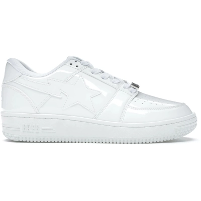 LJR A Bathing Ape Bape SK8 Sta  all White 01