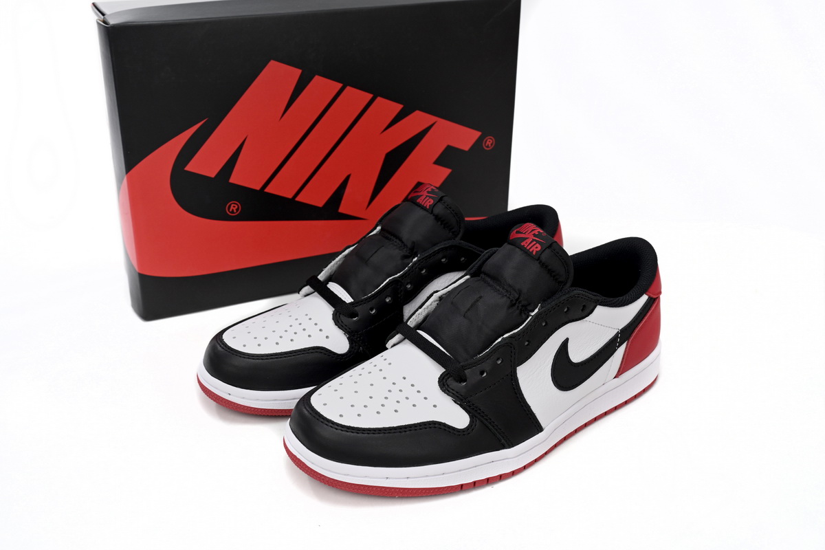 LJR Air Jordan 1 Low OG  Black Toe,CZ0790-106