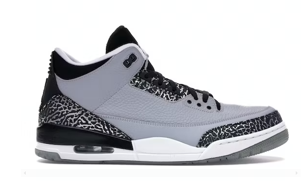 LJR Jordan 3 Retro Wolf Grey  136064-004