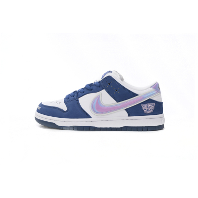 LJR SB Dunk Low Blue White Born Raised,FN7819-400 01