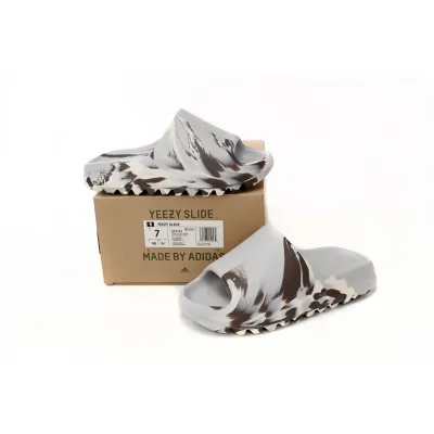 BMLin Yeezy Slide Enflame Oil Painting White Grey,GZ5553 02