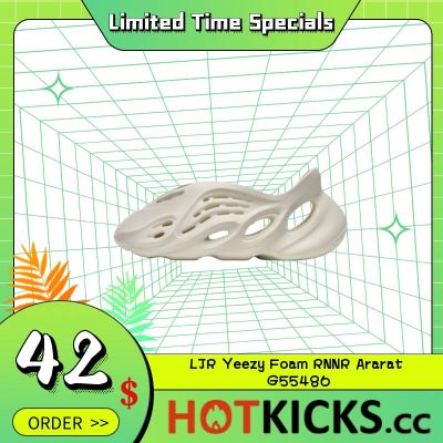 ⏳Limited⏳LJR Yeezy Foam RNNR Ararat, G55486 01
