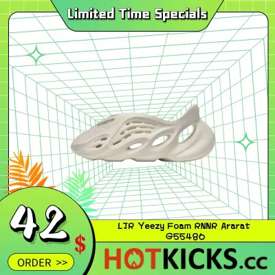 ⏳Limited⏳LJR Yeezy Foam RNNR Ararat, G55486 01
