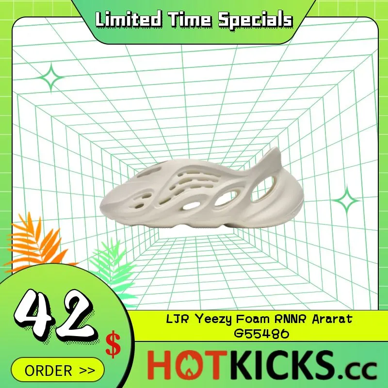 ⏳Limited⏳LJR Yeezy Foam RNNR Ararat, G55486