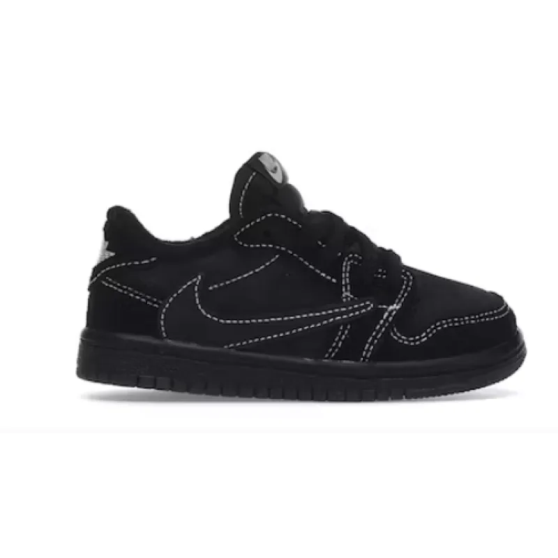 Jordan 1 kids shoesJordan 1 Retro Low OG SP Travis Scott Black Phantom (TD), DO5441-001