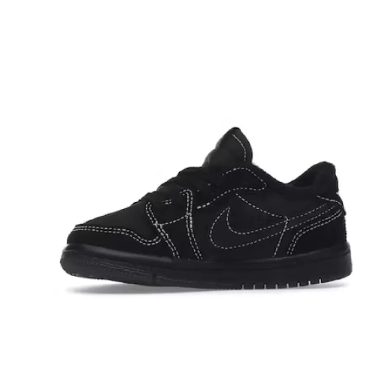Jordan 1 kids shoesJordan 1 Retro Low OG SP Travis Scott Black Phantom (TD), DO5441-001