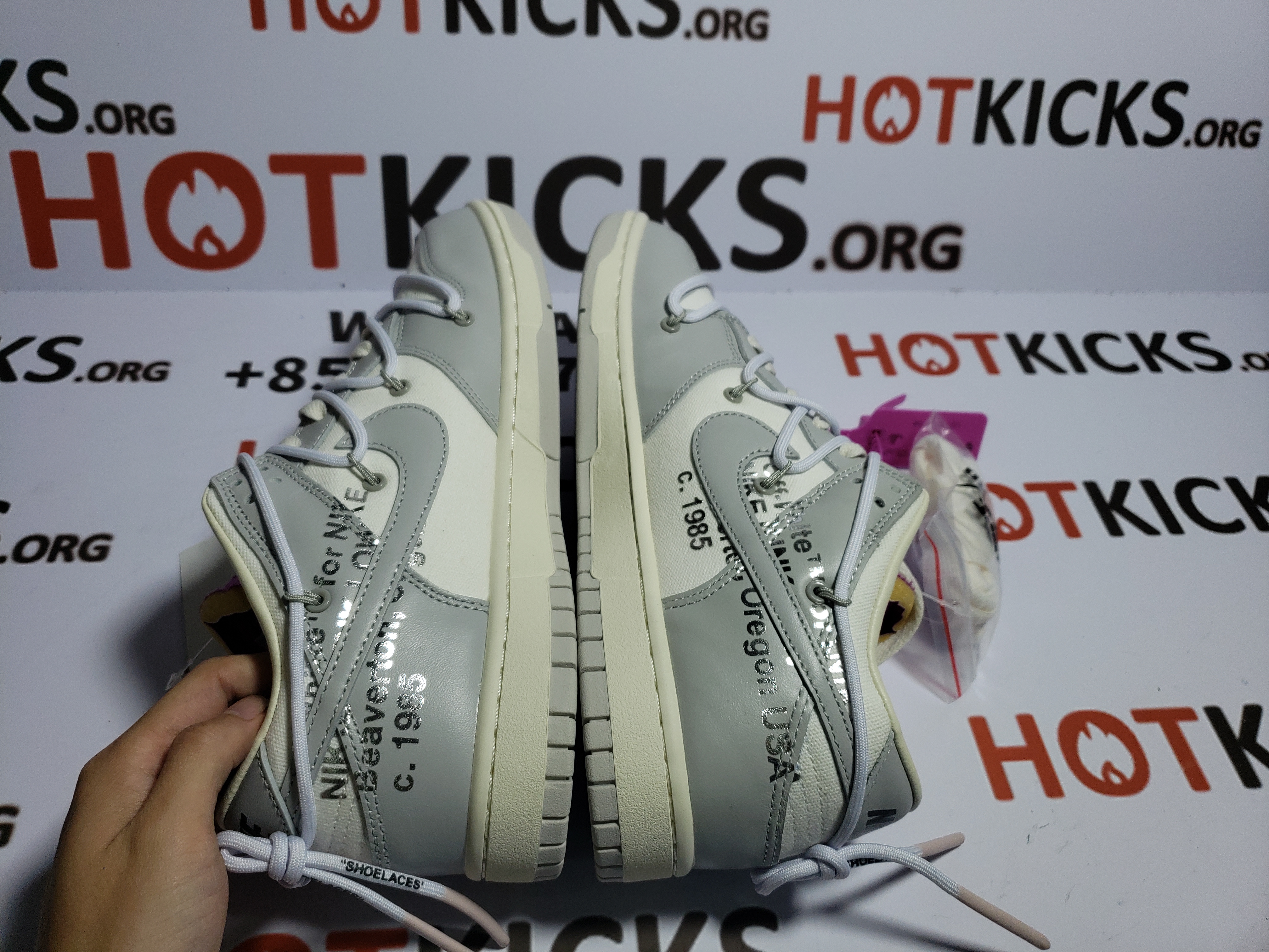 LJR Dunk Low Off-White Lot 3, DM1602-118