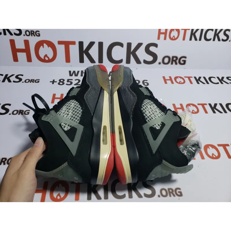 LJR Jordan 4 OFF-White Bred, CV9388-001