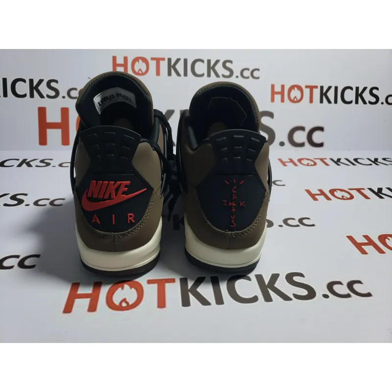 LJR Jordan 4 Retro Travis Scott Brown, AJ4-88233