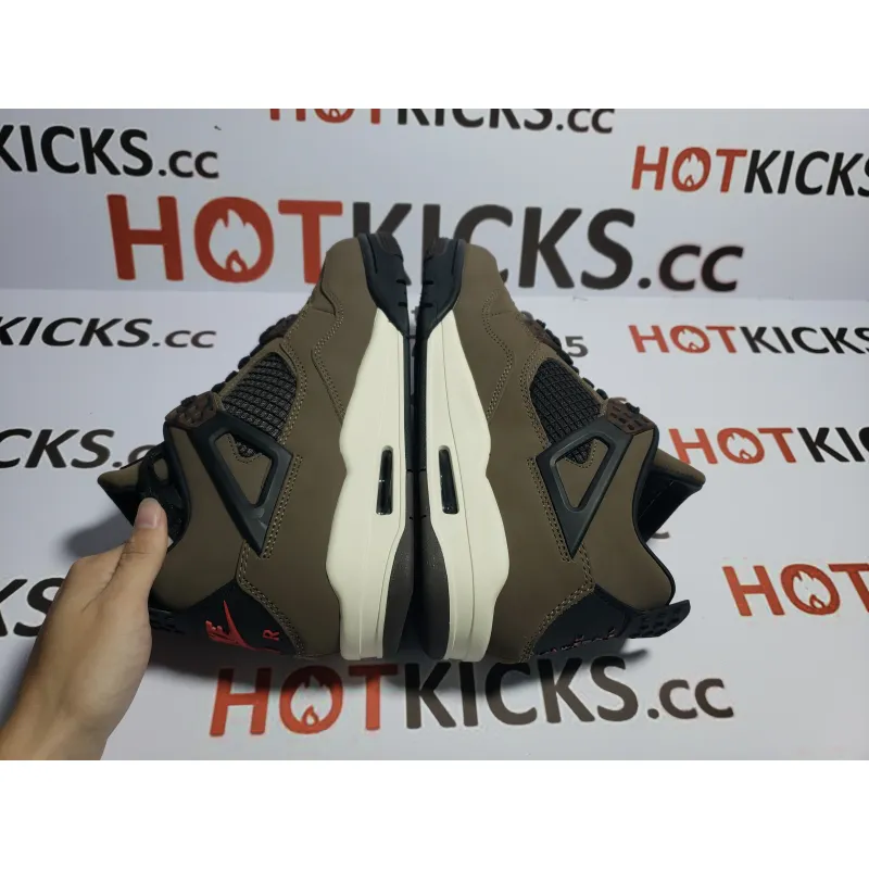 LJR Jordan 4 Retro Travis Scott Brown, AJ4-88233