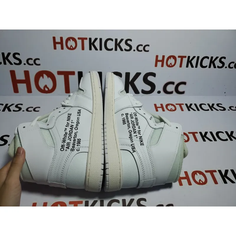 LJR Jordan 1 Retro High Off-White White, AQ0818-100