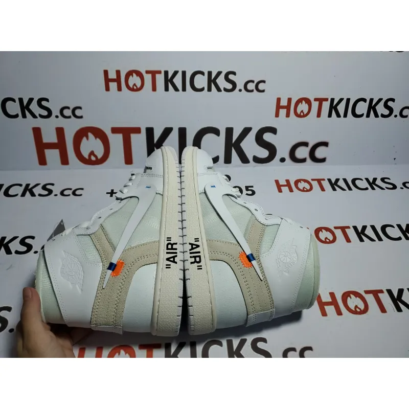 LJR Jordan 1 Retro High Off-White White, AQ0818-100