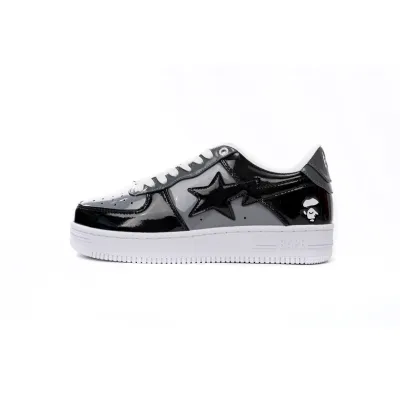BMLin A Bathing Ape Bape Sta Low Black Grey Baolan,1H20 191 046 01