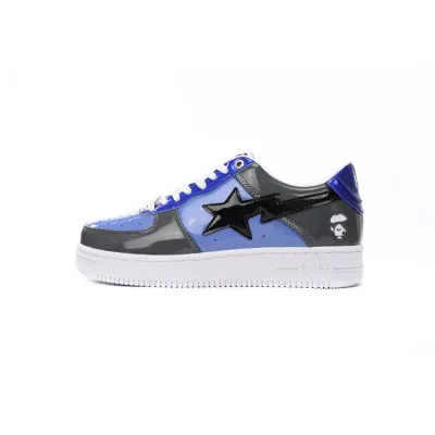 BMLin A Bathing Ape Bape Sta Low Lnk Blue Mirror Surface,1H20 191 046 01