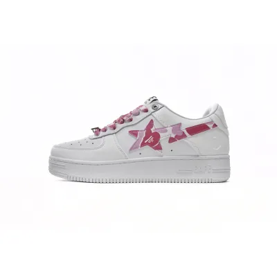 BMLin A Bathing Ape Bape Sta Low White Red Camouflage 1H20-191-045 01