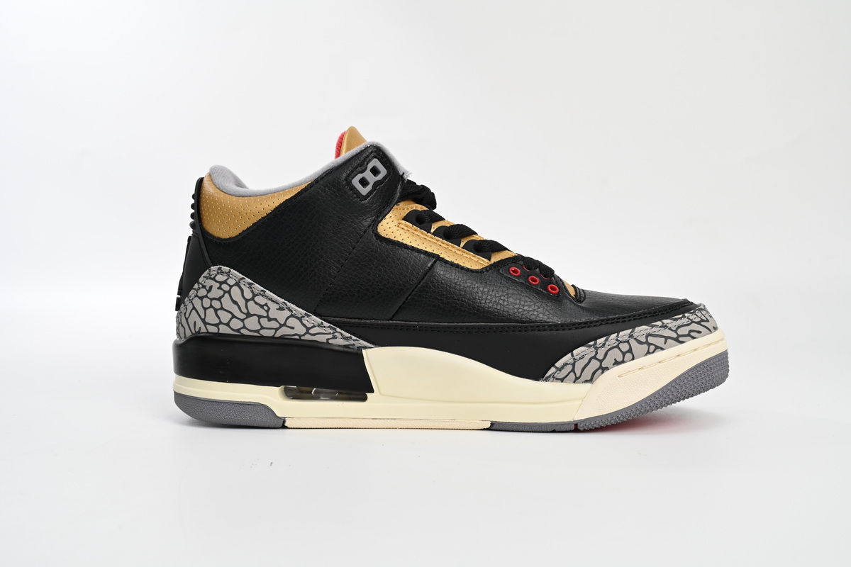OG Jordan 3 Retro Black Cement Gold (Women's),CK9246-067