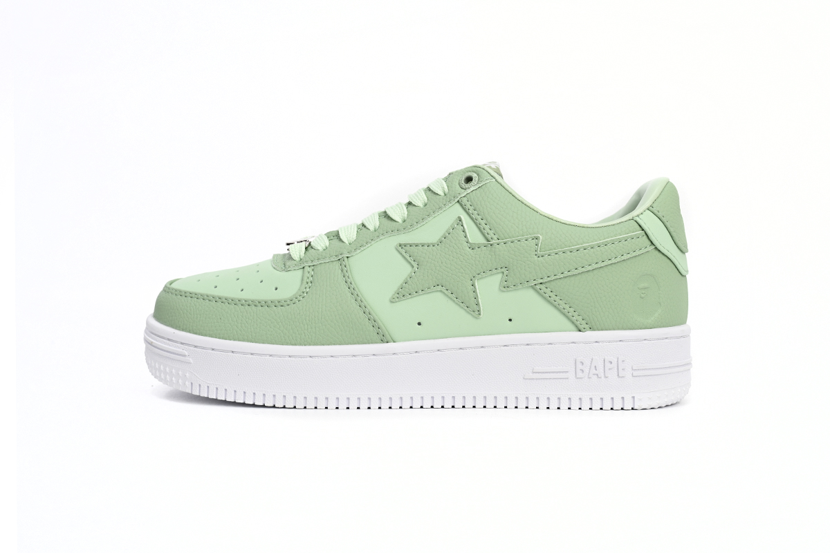 BMLIN A Bathing Ape Bape Sta Low Apple Green,0ZXSH M191 006K