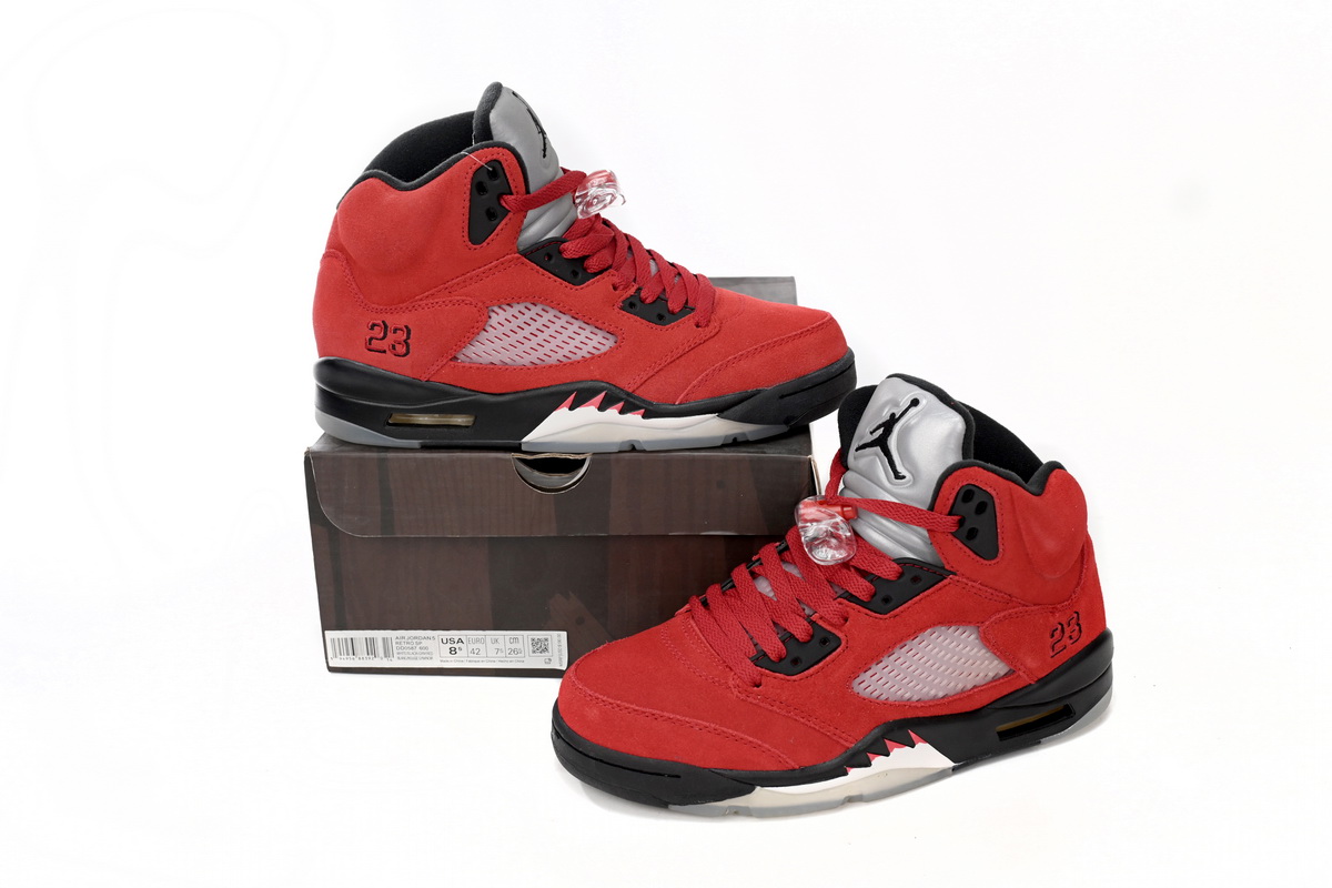LJR Jordan 5 Retro Raging Bull Red，440888-600