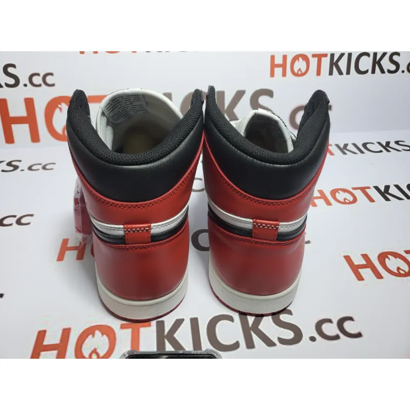 LJR Jordan 1 Retro Black Toe (2016)，555088-125 