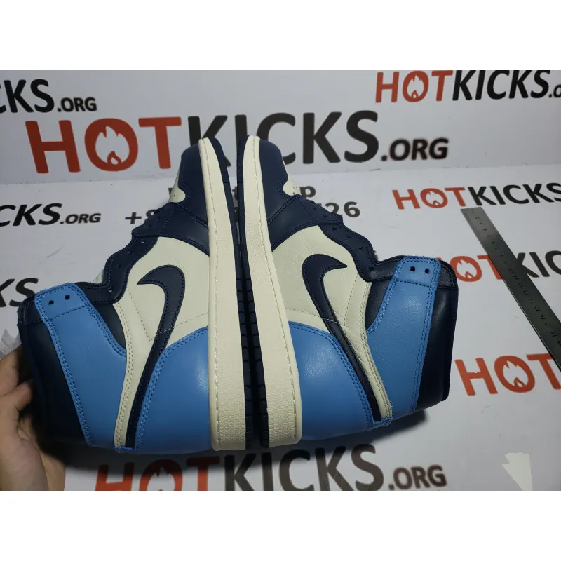 LJR Jordan 1 Retro High Obsidian UNC,555088-140