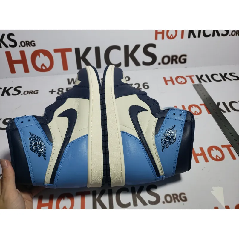 LJR Jordan 1 Retro High Obsidian UNC,555088-140