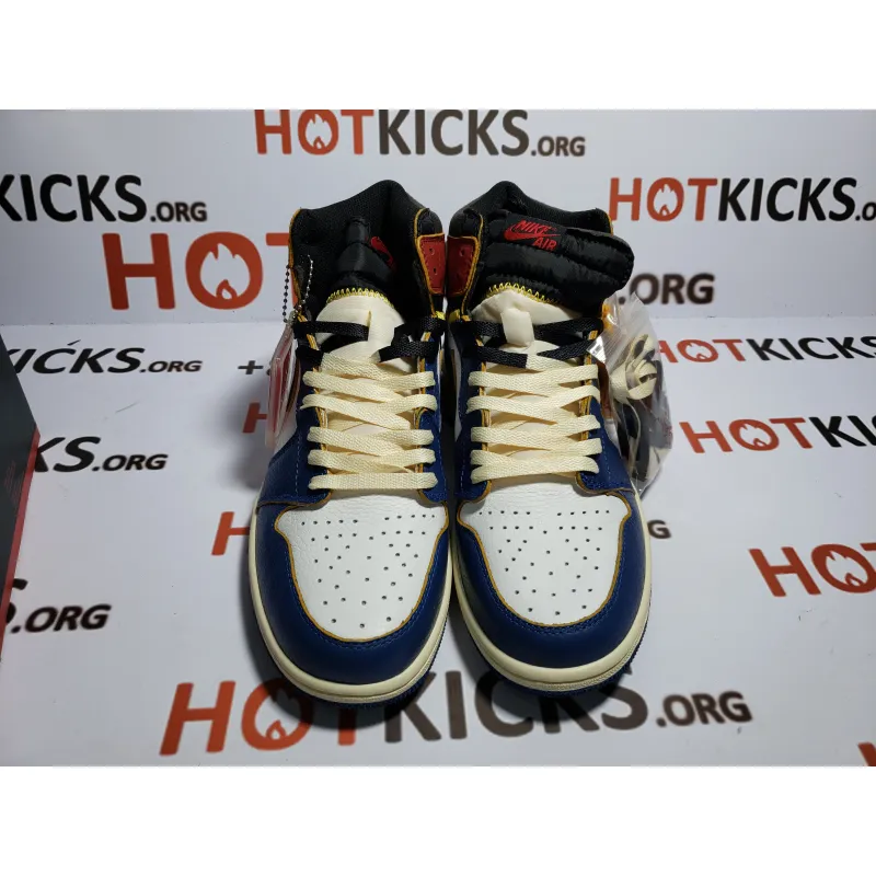 LJR Jordan 1 Retro High Union Los Angeles Blue Toe，BV1300-146 